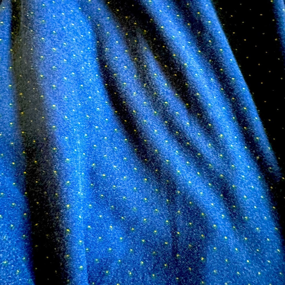 Lularoe tc leggings, navy with very small gold dots.